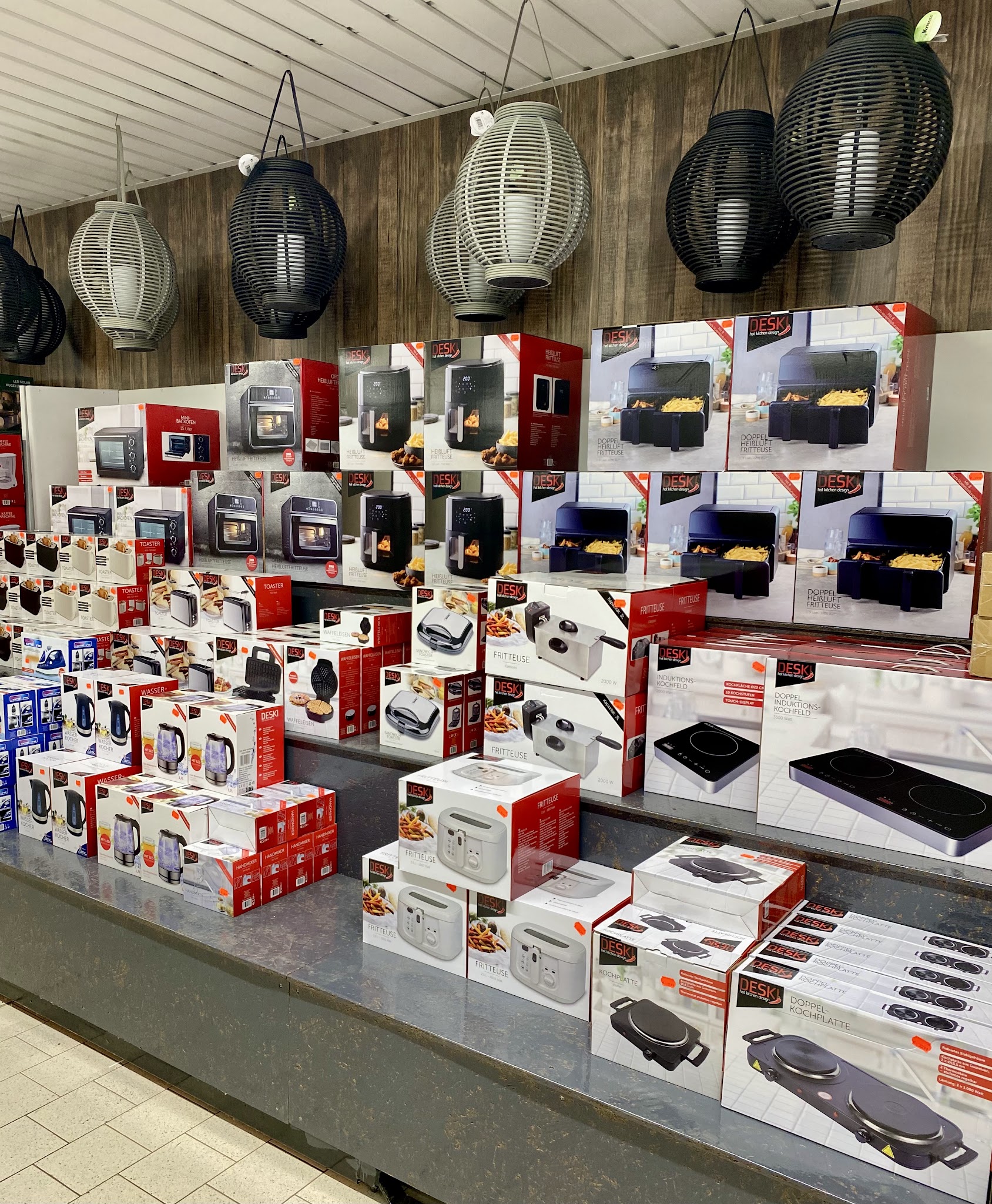 Pinsel und Malerbedarf-Abteilung